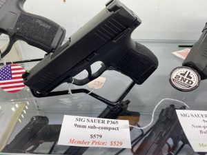 Sig Sauer P365 9mm sub-compact